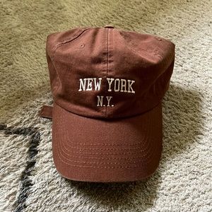Brandy Melville NY Brown Dad Hat